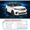 12V 2 Seater Ride on Car, Electric Remote Control Car for Kids with LED Lights, Music Players and Seat Belt, Children's Christmas and Birthday Gifts - 2 of 4