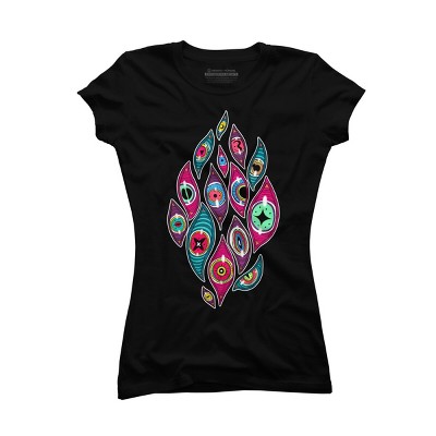 Junior's Design By Humans EYES By Chofy87 T-Shirt