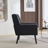 CAVINAS Modern Accent Chair, Upholstered Arm Chair, Living Room Chair Bedroom Chair Home Chair with Black Legs, Single Chair Sofa Chair - 2 of 4
