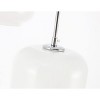 Elegant Lighting Collier 3 light Chrome and Frosted white glass pendant - 4 of 4