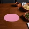 Unique Bargains Trivet Oval Rope Coaster Cotton Non-Woven Fabric 12.6"x8.66"x0.31" - 2 of 3