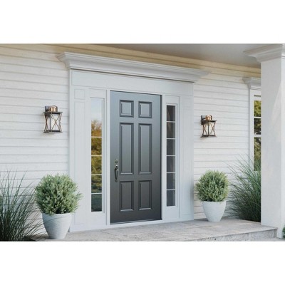 Barlowe Antique Bronze Seeded Glass Outdoor Wall Lantern