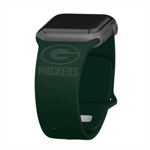 NFL Green Bay Packers Debossed Wordmark Apple Watch Band  
 - 1 of 4