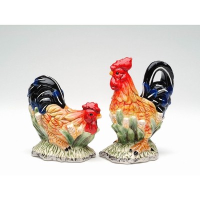 Kevins Gift Shoppe The Happy Farm: Ceramic Rooster Salt And Pepper ...