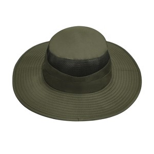 Solaris Mens Packable Bucket Hat, Outdoor UV Sun Protection Water Repellent Floppy Hats - 1 of 4