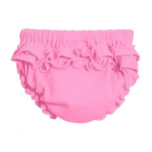 City Threads USA-Made Girls Soft Cotton Ruffle Diaper Cover - 1 of 3