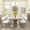Aheaplus Dining Chairs Set of 2/4/6/8, Tufted Velvet Upholstered Metal Side Chair - 2 of 4