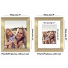 Americanflat 8x10 Picture Frame with Shatter-Resistant Glass - Use as 5x7 Frame with Mat or 8x10 Frame Without Mat - Hudson Collection - Black - 2 of 4
