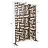PAGED Fence Privacy Screen for Deck Balcony Patio, Outdoor Privacy Screen Freestanding for Outside Lawn Garden, Patio Privacy Screen - 3 of 4