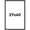 PosterPalooza | Antique Red Picture Frame - UV Acrylic, Foam Board Backing, Hanging Hardware - 2 of 4