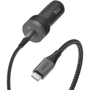 OtterBox PREMIUM PRO 30W 2M/6.6FT USB-C to USB-C Car Charging Kit -Nightshade  (78-81063) - 1 of 4