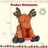 Tangkula 8.5 FT Tall Christmas Inflatables Multi-color Lighted Xmas Inflatable Reindeer - 3 of 3