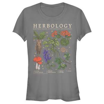 Juniors Womens Harry Potter Hogwarts Herbology T-Shirt
