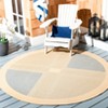 Courtyard CY1928 UV & Stain Resistant Non-Shedding Power Loomed Indoor/Outdoor Rugs - Safavieh - 2 of 4