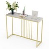 Artloge Modern Entryway Console Long Table for Foyer Sintered Stone Sofa Entry Table - 2 of 4