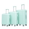 MAYEERTY 3-Piece Luggage Set (20"/24"/28") - PP Spinner Wheels, Carry-On, Matching Color, Combination Lock - 2 of 4