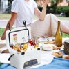Heavy Duty Portable Ice Cooler - Insulated Camping Cooler with Cup Holder, Fish Ruler & Bottle Openers for Beach, Boat & Picnics - 3 of 4