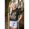Skeleton Ramen Surf Catch Cravings Graphic T Shirt Men or Women Brisco Brands - 4 of 4