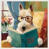 Kate & Laurel All Things Decor 30"x30" Sylvie How To Be A Good Boy Framed Canvas by Mary Sparrow Beaded White - 2 of 4