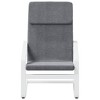 vidaXL Relaxing Chair Dark Gray Fabric - 4 of 4