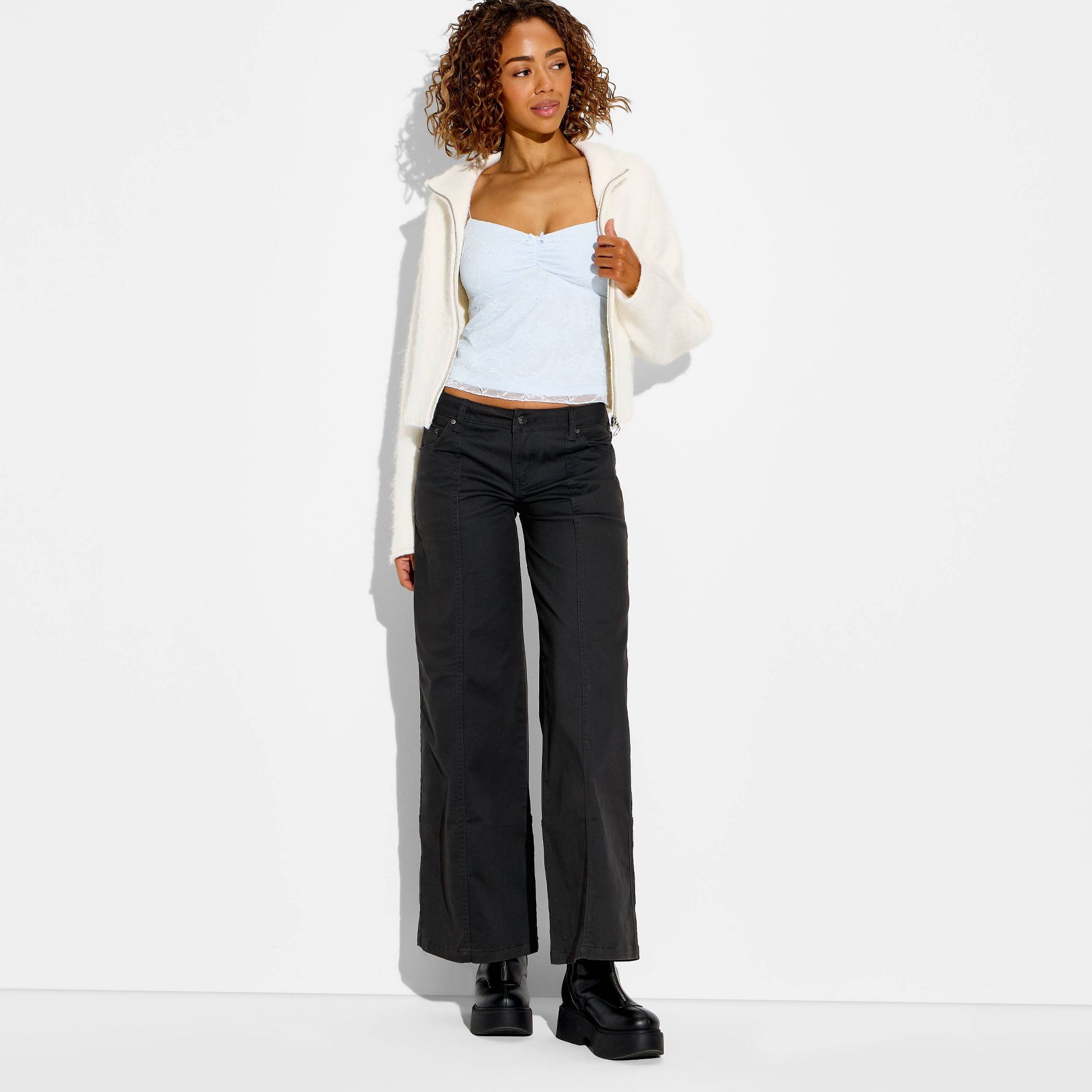 Women's Wide Leg Utility Pants - Wild Fable™