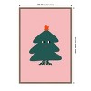 Amanti Art 23"x33" Christmas Tree by Maren Gross Framed Canvas Wall Art Print - 4 of 4
