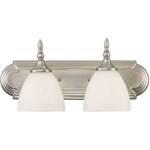 Savoy House Herndon 2 - Light Vanity In Satin Nickel : Target