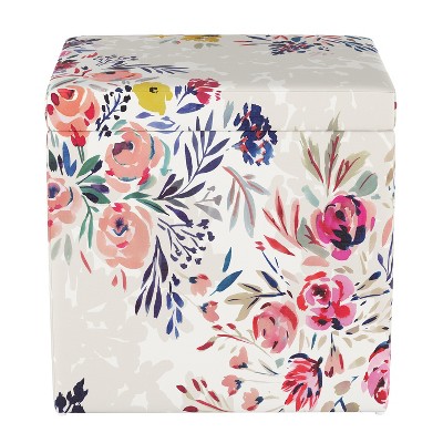 target floral ottoman