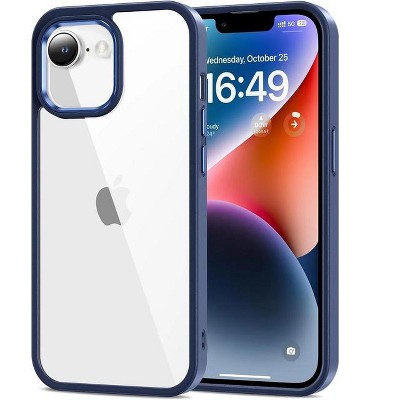 Entronix Case Compatible with iPhone 16E - [Clear Back] Impact Chrome Frame