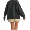 Women's Super Soft Air Scuba Oversized Sweatshirt - Kimberly C - 3 of 4
