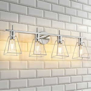 KAISITE 2-Light Metallic Industrial Bathroom Vanity Fixture - 1 of 4