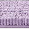 Home Mart Goods Lavender Soft Cozy Plush Chenille Bath Mat Bathroom Rug - 47"x27" - 2 of 2