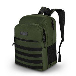 Wrangler Tradesman Backpack for Men, Water Resistant Casual Daypack for Travel Work School, Unisex Laptop Backpack with Notebook Sleeve - 1 of 4