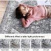 Acekool 5x7 Washable Area Rug, Non Slip, Thin, Foldable, Non-Shedding Carpet – Soft, Easy Care Floor Mat for Living Room, Bedroom, Kitchen - 4 of 4