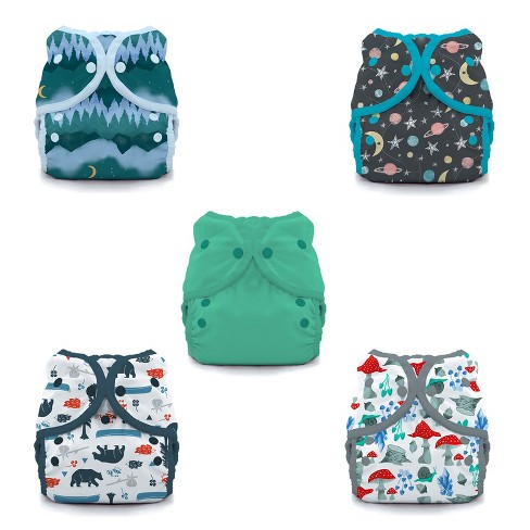Thirsties | Duo Wrap Snap Reusable Diaper Cover Pack of 5 - image 1 of 1