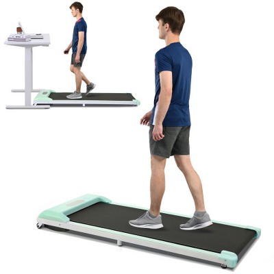 BestParts 2-in-1 Under Desk Treadmill – 2.5 HP Motor, 260 lbs Capacity, LED Display, Remote Control, Green