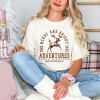 Simply Sage Market Women's Merry and Bright Adventures Short Sleeve Garment Dyed Tee - 2 of 4