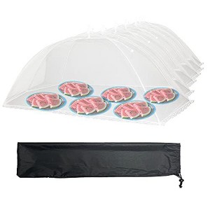 Simply Genius Extra Large Food Tents (6 Pack) 39"x24" Pop-Up Food Tents/Food Covers For Outdoors, Reusable and Collapsible, Food Nets - 1 of 4