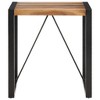 vidaXL Dining Table 27.6"x27.6"x29.5" Solid Acacia Wood - 2 of 4