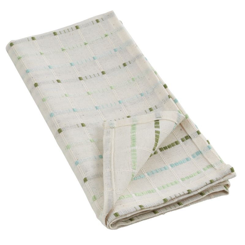 Saro Lifestyle Stitched Line Cotton Blend Table Napkins (Set of 4), 2 of 5