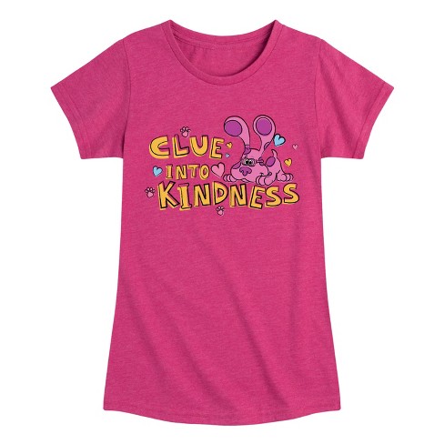 Girls' - Blue's Clues & You! - Clue into Kindness Fitted Short Sleeve Graphic T-Shirt - image 1 of 4