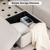 Dyonery oversized 101 '' convertible bed sofa with storage bench, 7-seater combination sofa in living room - 4 of 4