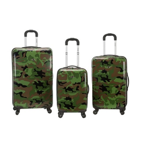 Miami Carryon Collins Expandable Hardside Checked 3pc Luggage Set : Target