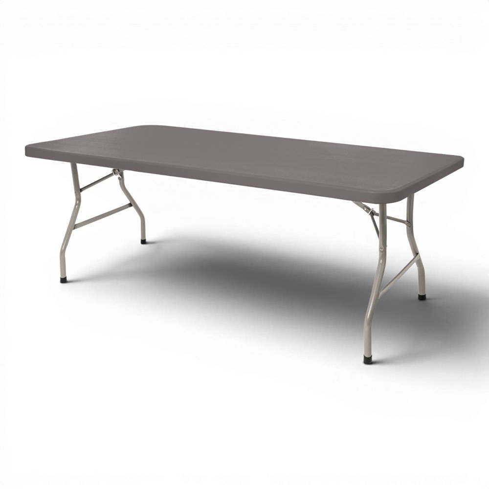 Hampden Furnishings 30"x72" Heavy Duty Folding Table Charcoal Gray