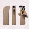 Unique Bargains Portable Stand-Up Silicone Travel Makeup Brush Bag 1 Pc - 2 of 4