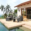 Flash Furniture Nico Indoor/Outdoor Modular Loveseat Sofa Set with Table and Ottomans - 4 of 4