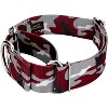 Country Brook Petz 1 1/2 Inch Crimson and White Camo Martingale Dog Collar - image 2 of 4