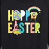 Women's - SpongeBob Squarepants - Hoppy Easter Icons Lightweight French Terry Wide Neck Long Sleeve Shirt - 2 of 4