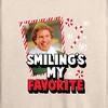 Women's - ELF - Christmas Smilings My Favorite Lightweight French Terry Wide Neck Long Sleeve Shirt - 2 of 4