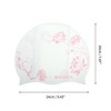 Unique Bargains Silicone Waterproof Lotus Printed Swim Cap 1 Pc - 4 of 4